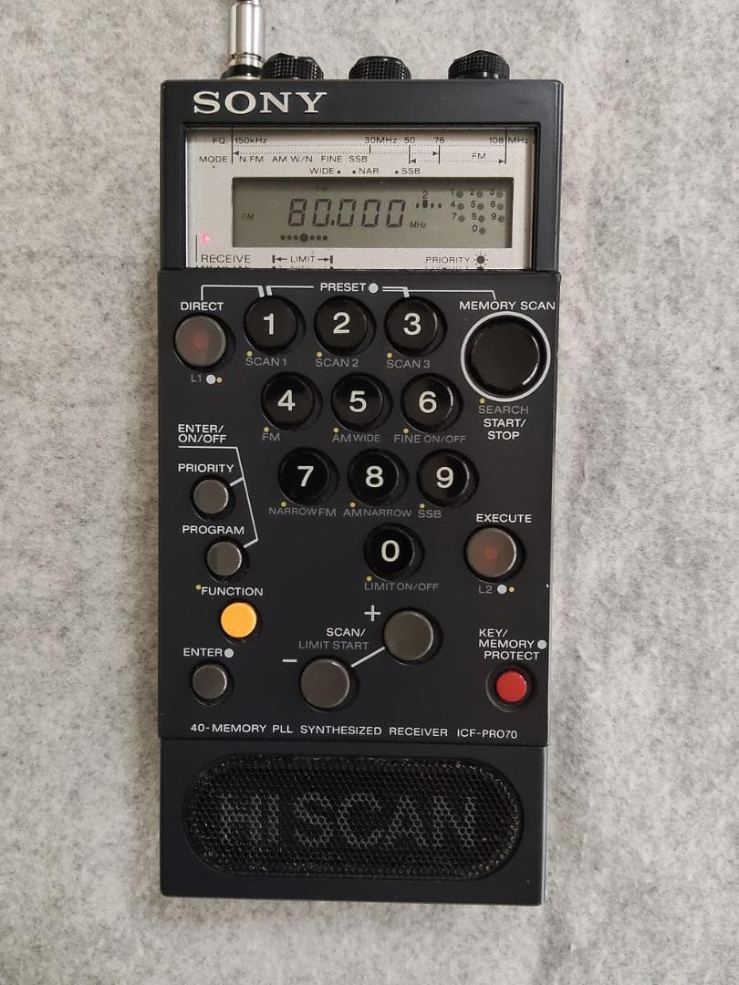 SONY ICF-PRO70 整備品 受信良好 美品