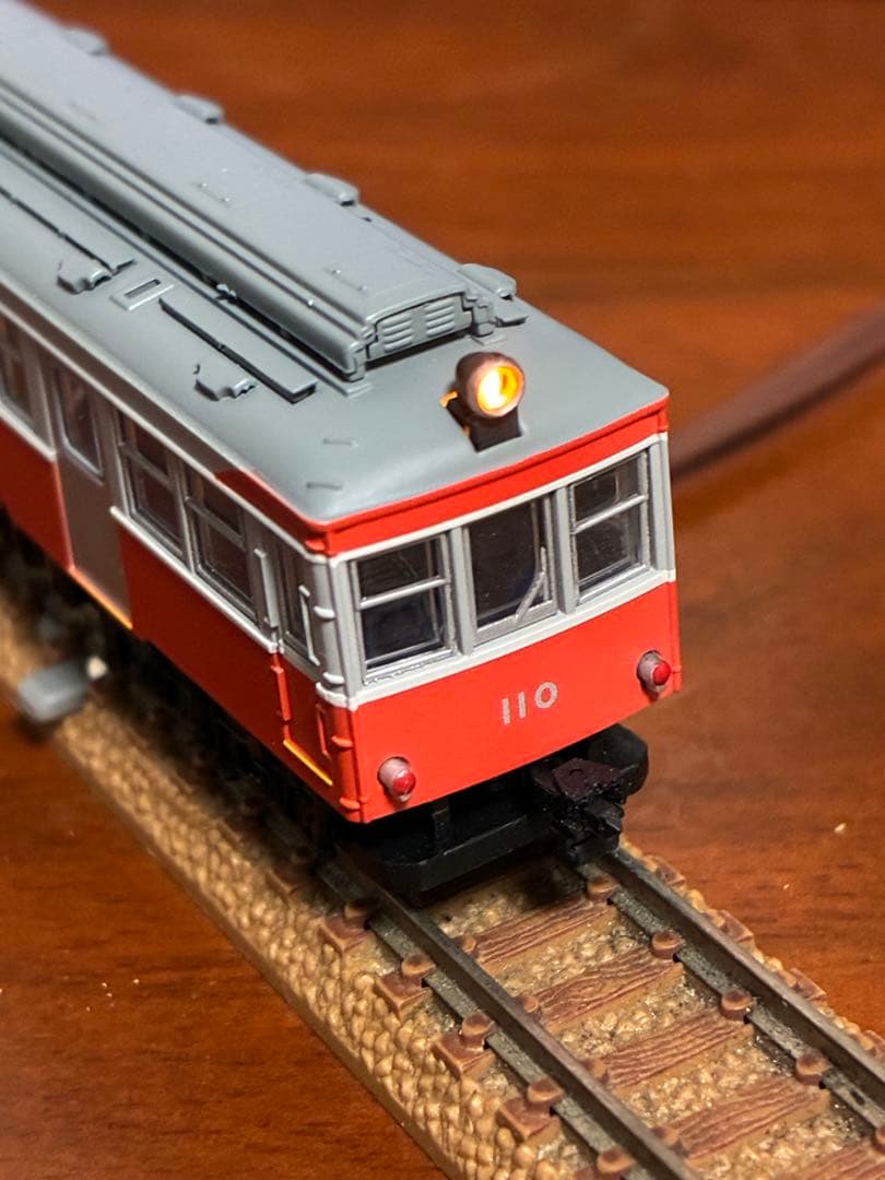 ワ*ダ様 モデモ　NT44 箱根登山鉄道 モハ2形 2輌セット　ライト点灯動力動
