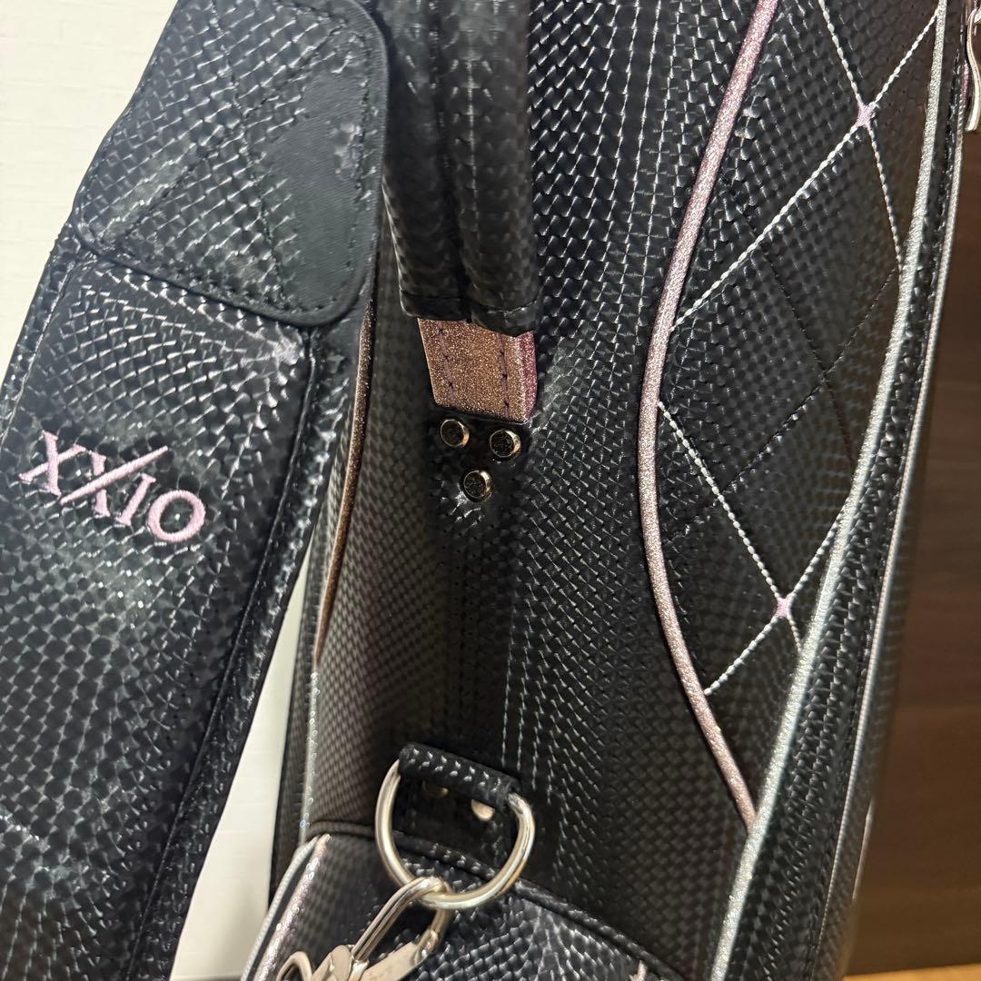 XXIO ゴルフバッグ ダイヤモンドキルティング キャディバッグ レディース
