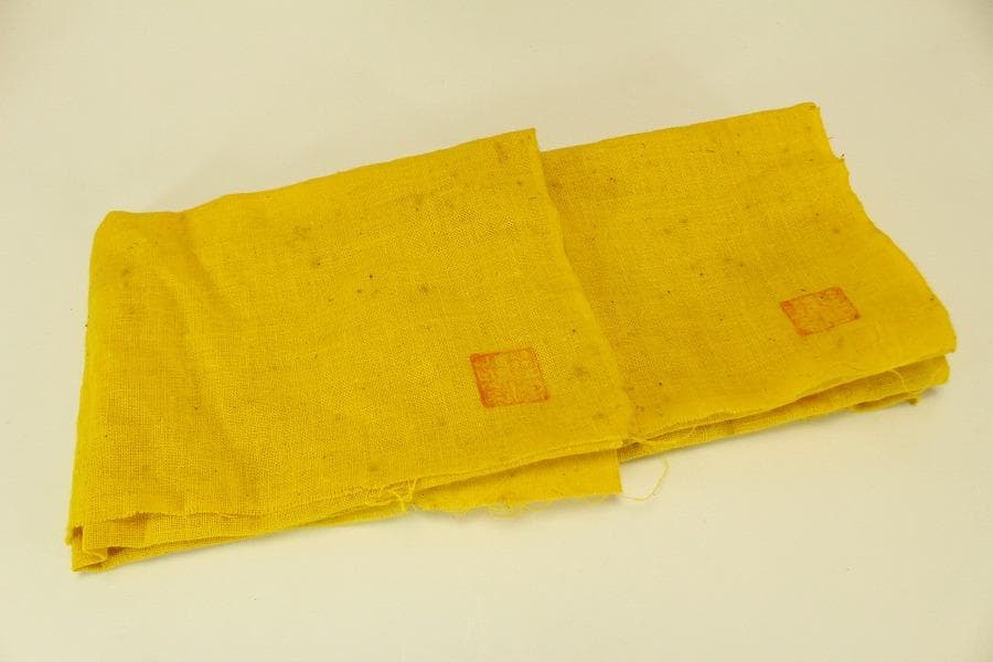 茶道具 夫婦茶碗 一対 黒織部 赤？ 書箱 骨董 古美術(BB455)