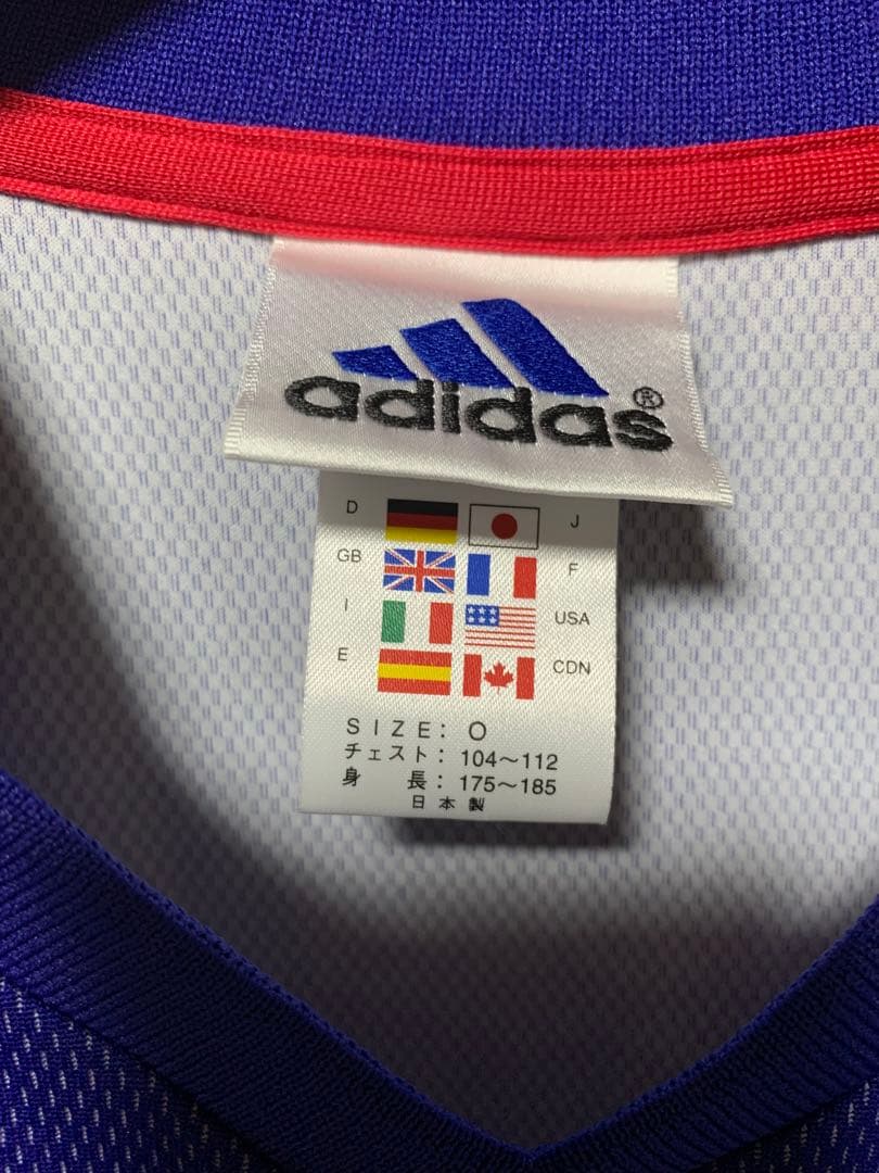 adidasアディダス サッカー日本代表 日韓ワールドカップ ユニフォーム