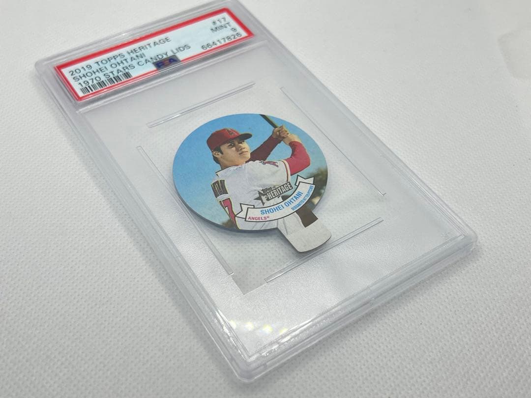 レア2019 Topps Heritage LIDSダイカット 大谷翔平 PSA