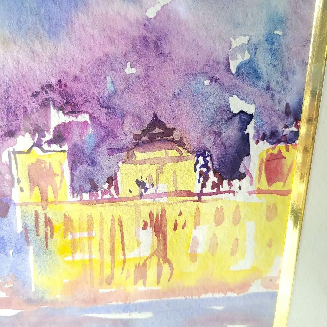 ベルナー(ハインツ・ヴェルナー)水彩画　3738　原画　直筆サイン　百貨店取扱