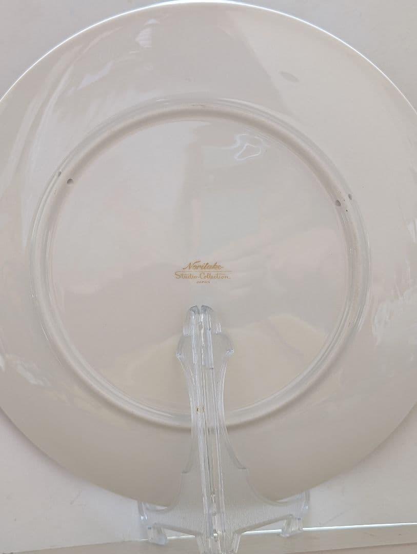 【ノリタケスタジオコレクション】手描き鴨絵皿 Y.Ｎoguchi.