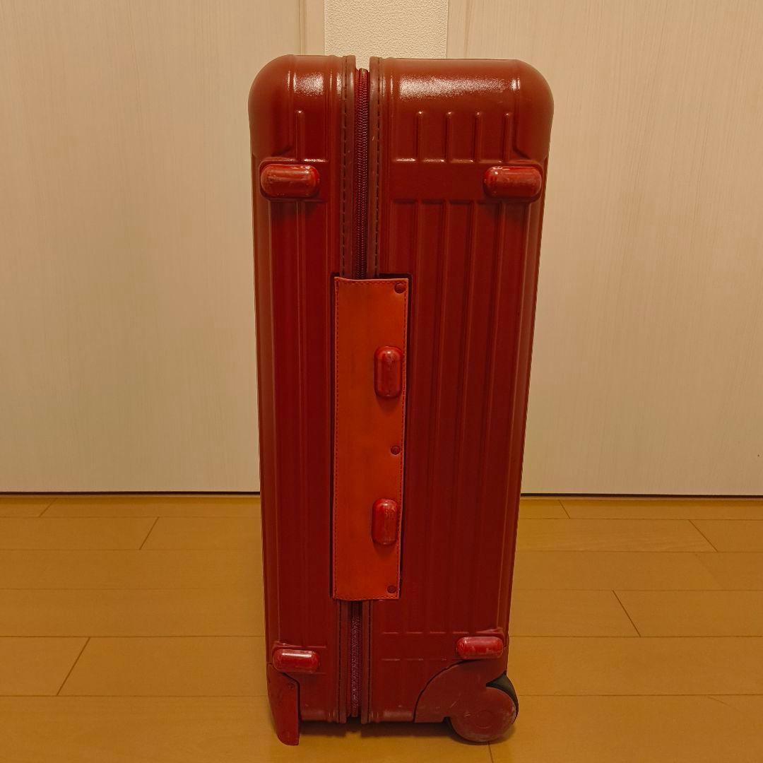 廃盤品 希少 RIMOWA 63L 2輪 855.63 キャリーケース レッド