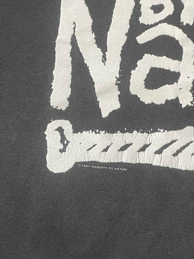 Naughty by Nature Tシャツ XL ブラック,グレー
