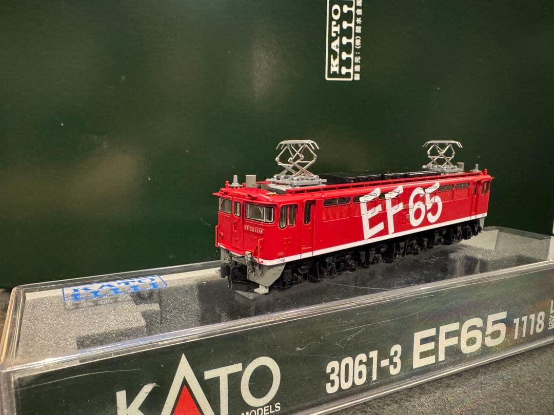 【美品】KATO EF65 1118 レインボー塗装機 / 14系700番台