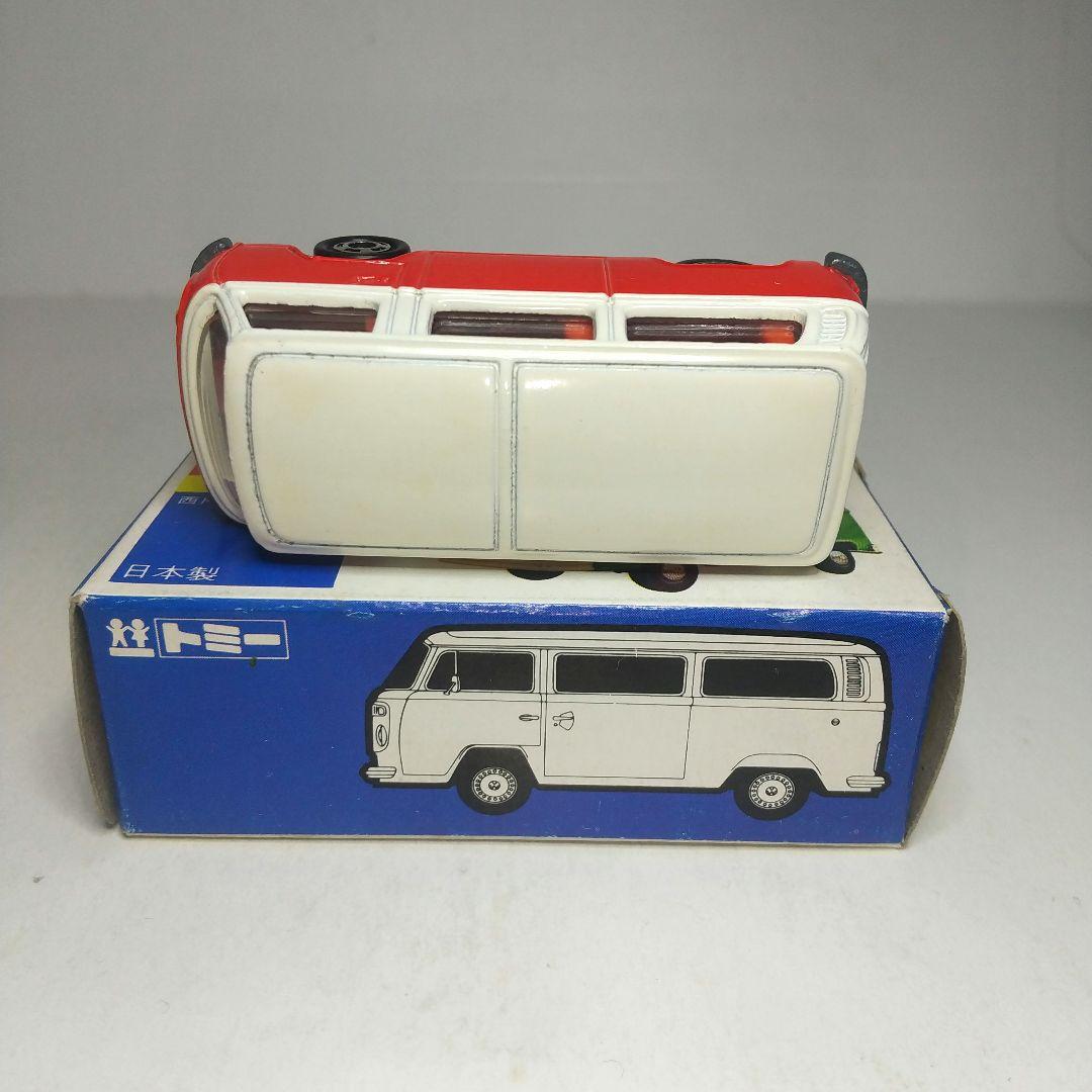 (3804)トミカ 青箱 日本製 フォルクス ワーゲン マイクロ バス