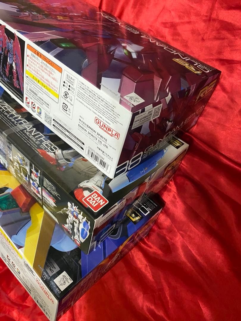 RG 3個　エピオン　デスティニー　gp01 黒底　新品　未開封　ガンプラまとめ