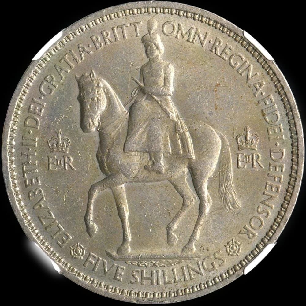 ⭐️【NGC MS63】1953 イギリス 戴冠式 Crown  古銭