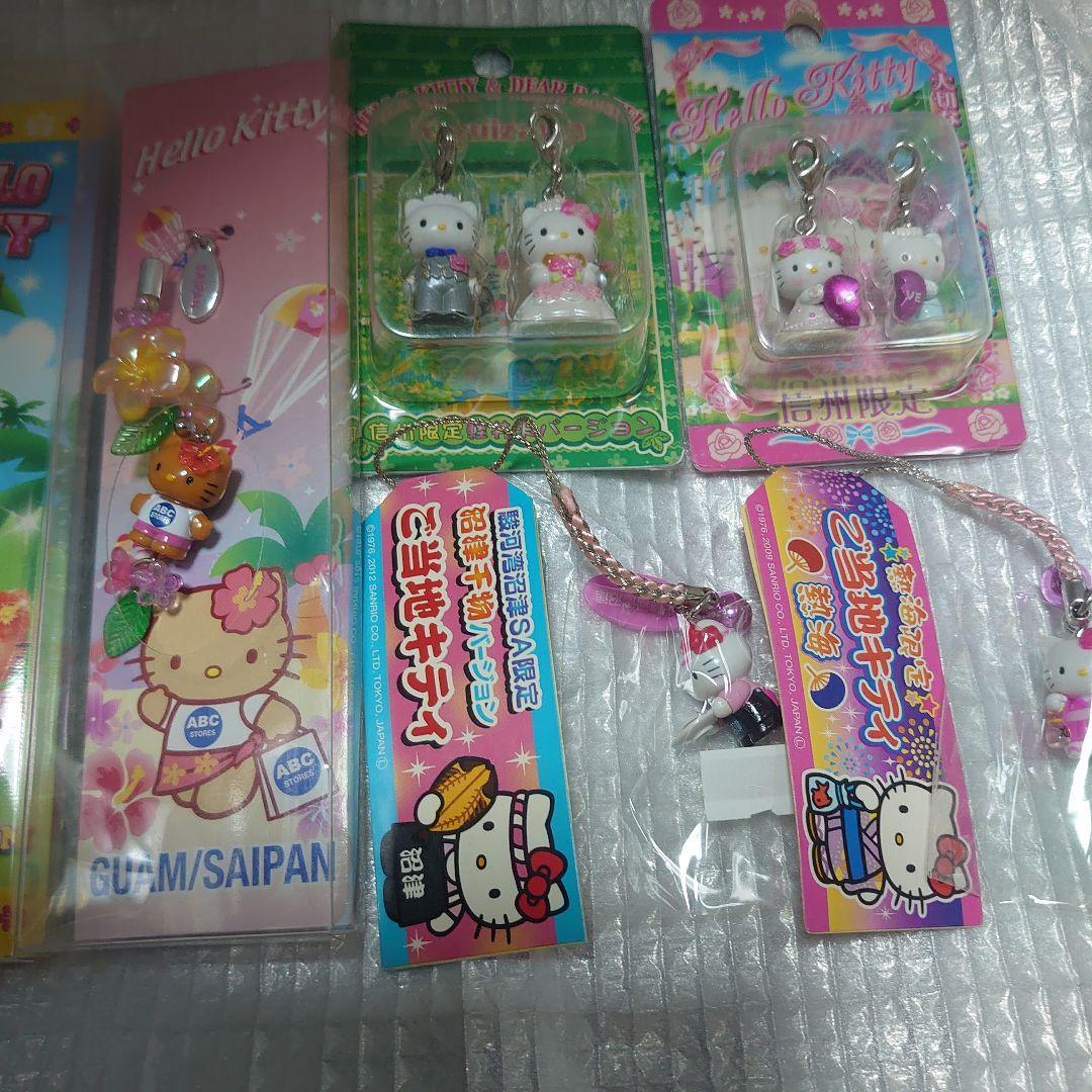 ハローキティストラップ7個セット
