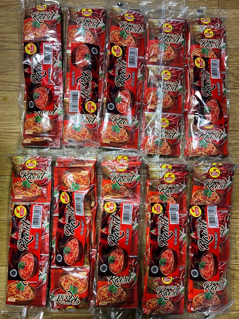 専用 インドネシア チリ ULEG サンバル 1400袋 (140セット) –1