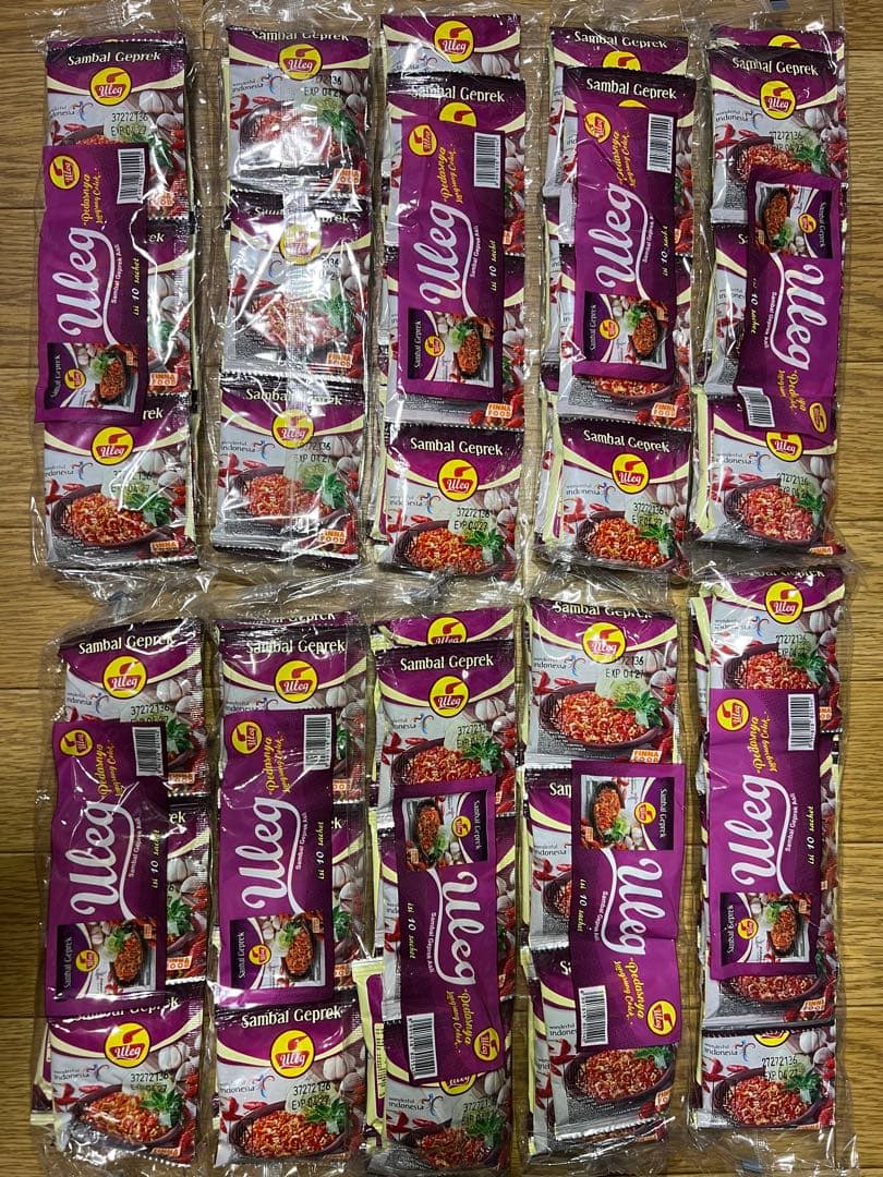 専用 インドネシア チリ ULEG サンバル 1400袋 (140セット) –1