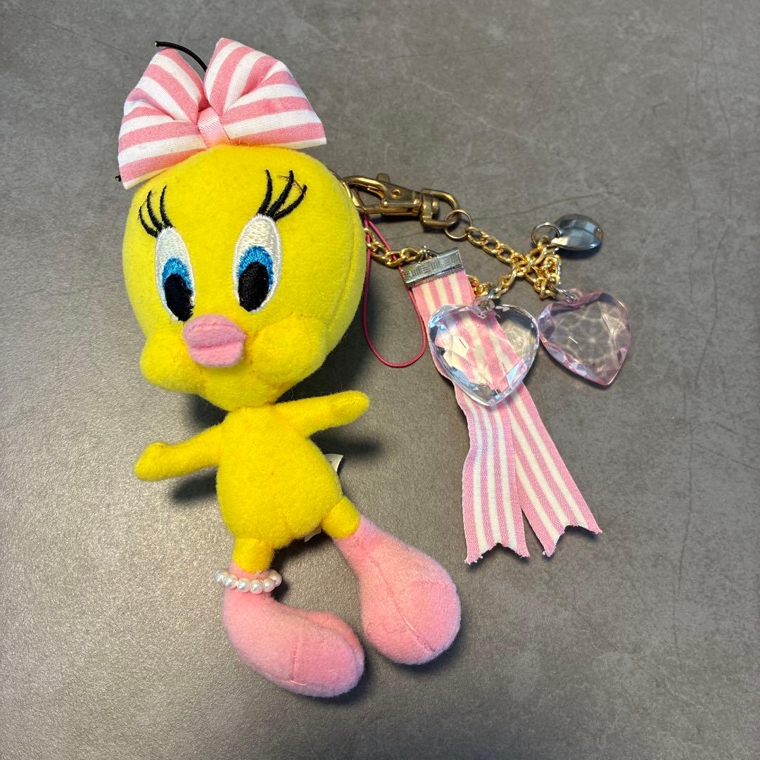 トゥイーティー マスコット　キーホルダー　ぬいぐるみ　ストラップ