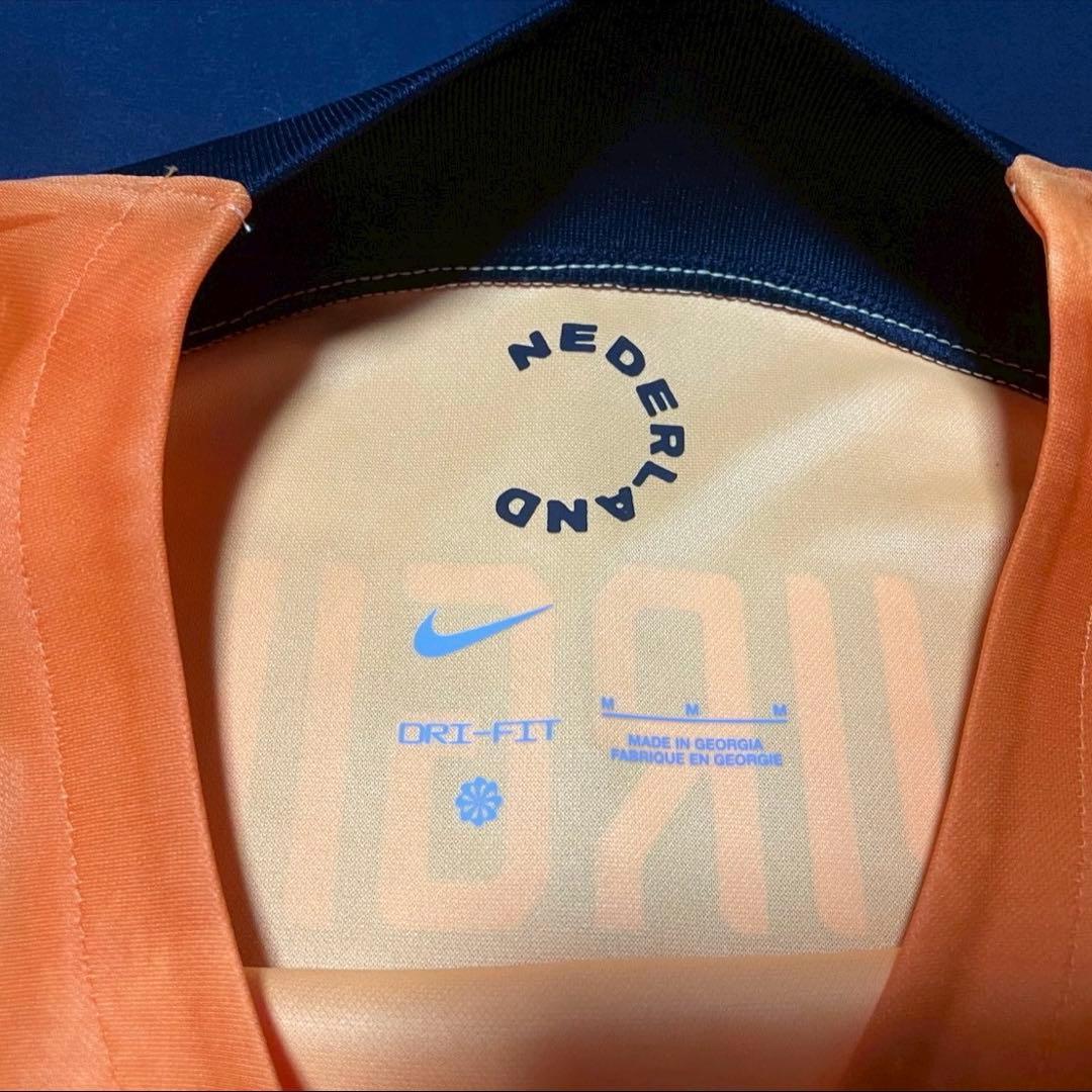 【正規品／美品】2022 オランダ代表 ホーム ファン・ダイク 4 NIKE L