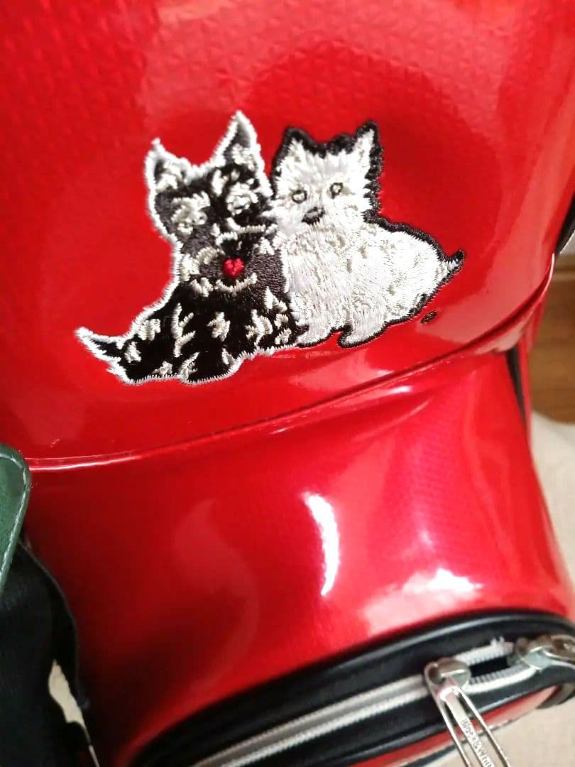 ゴルフ　ブラック＆ホワイト　キャディーバッグ (ユニセックス)