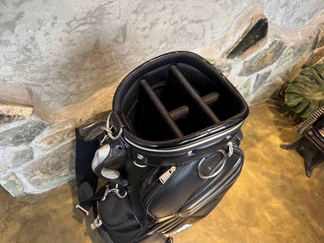 美品⭐︎adidas キャディバッグ ブラックヘッドカバー付き