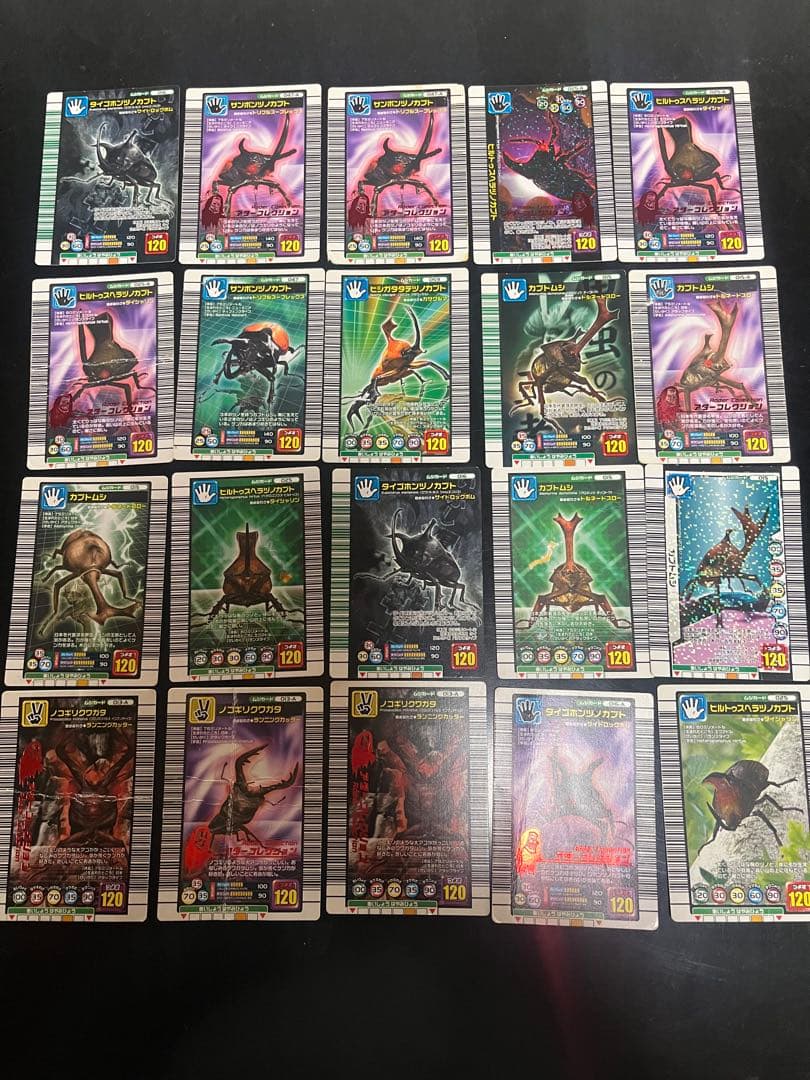 昆虫バトル ムシキングカード