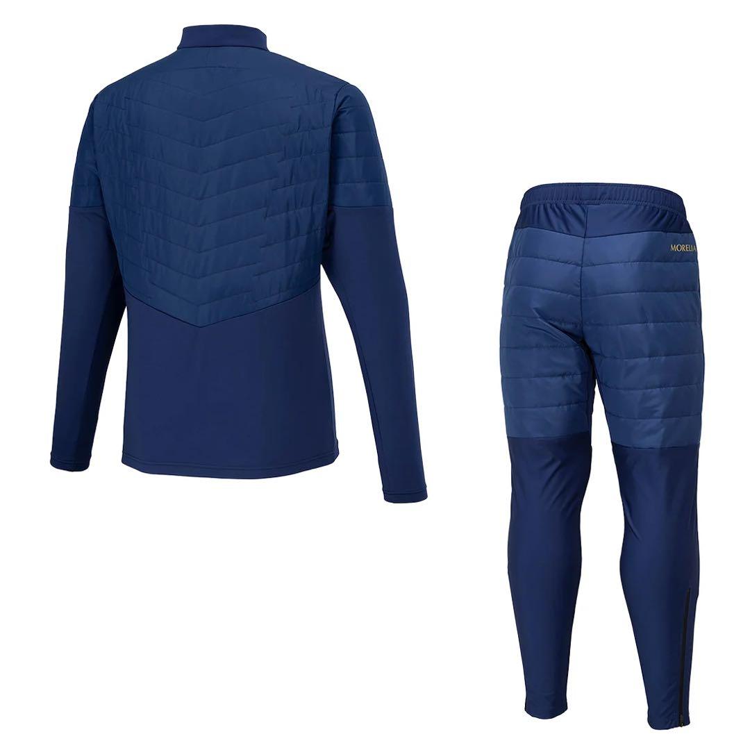 ミズノ　モレリア　ハイブリッドトレーニングトップ・パンツ　Lサイズ　セット