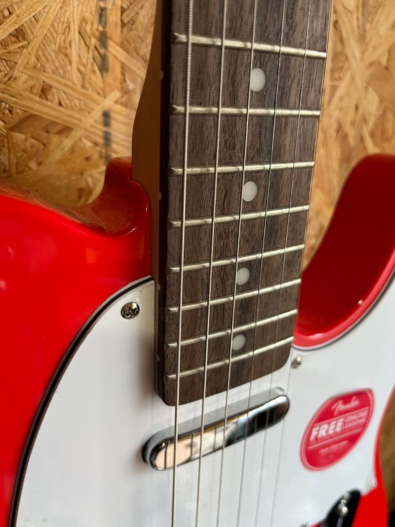 『美品』SQUIER BY FENDER Telecasterレースレッド