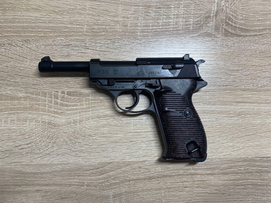 マルゼン　ワルサーP38　ガスブローバック　マガジン1本動作確認済、1本ジャンク