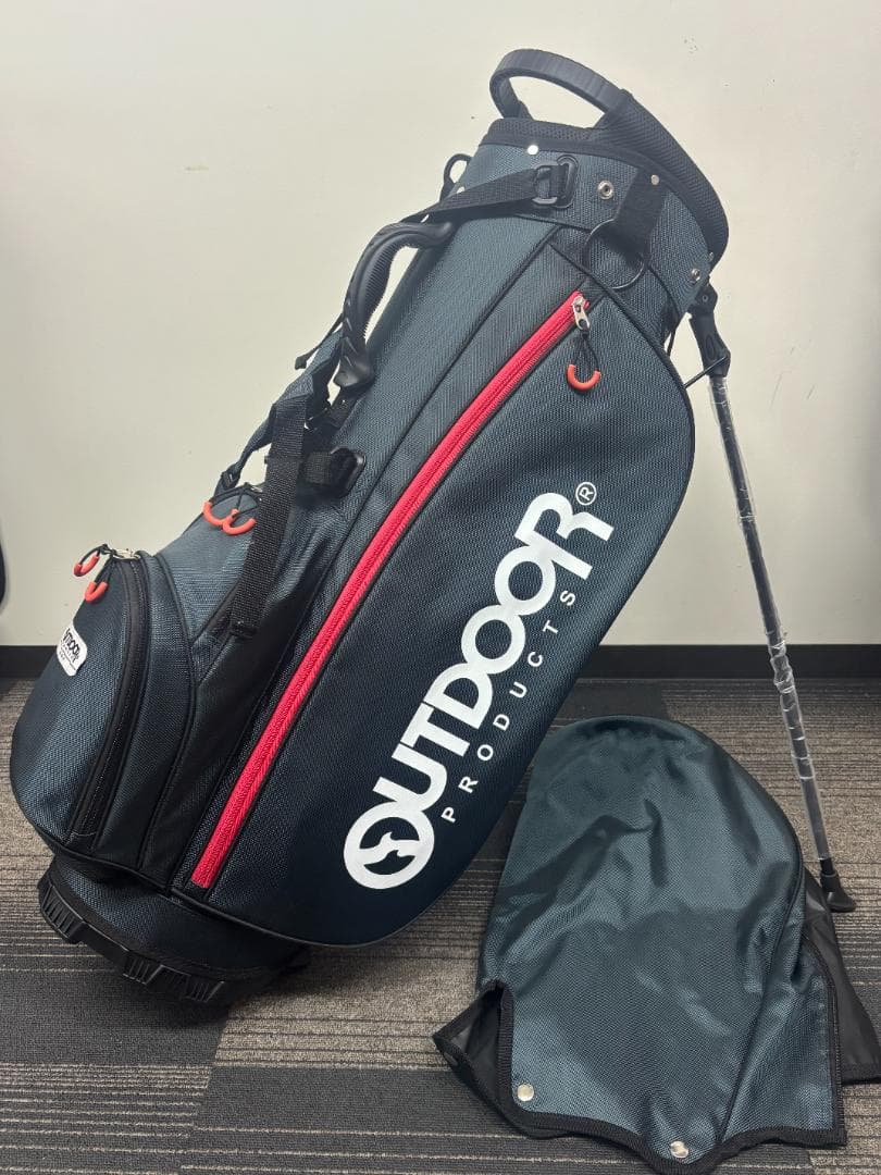 OUTDOOR PRODUCTS スタンド式キャディバッグ モスグリーン