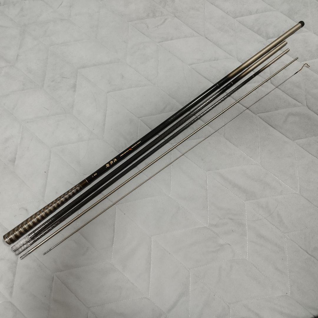 【極美品】希少 ダイワ カーボウィスカー パワーメッシュ 波紋粋　超硬　13尺