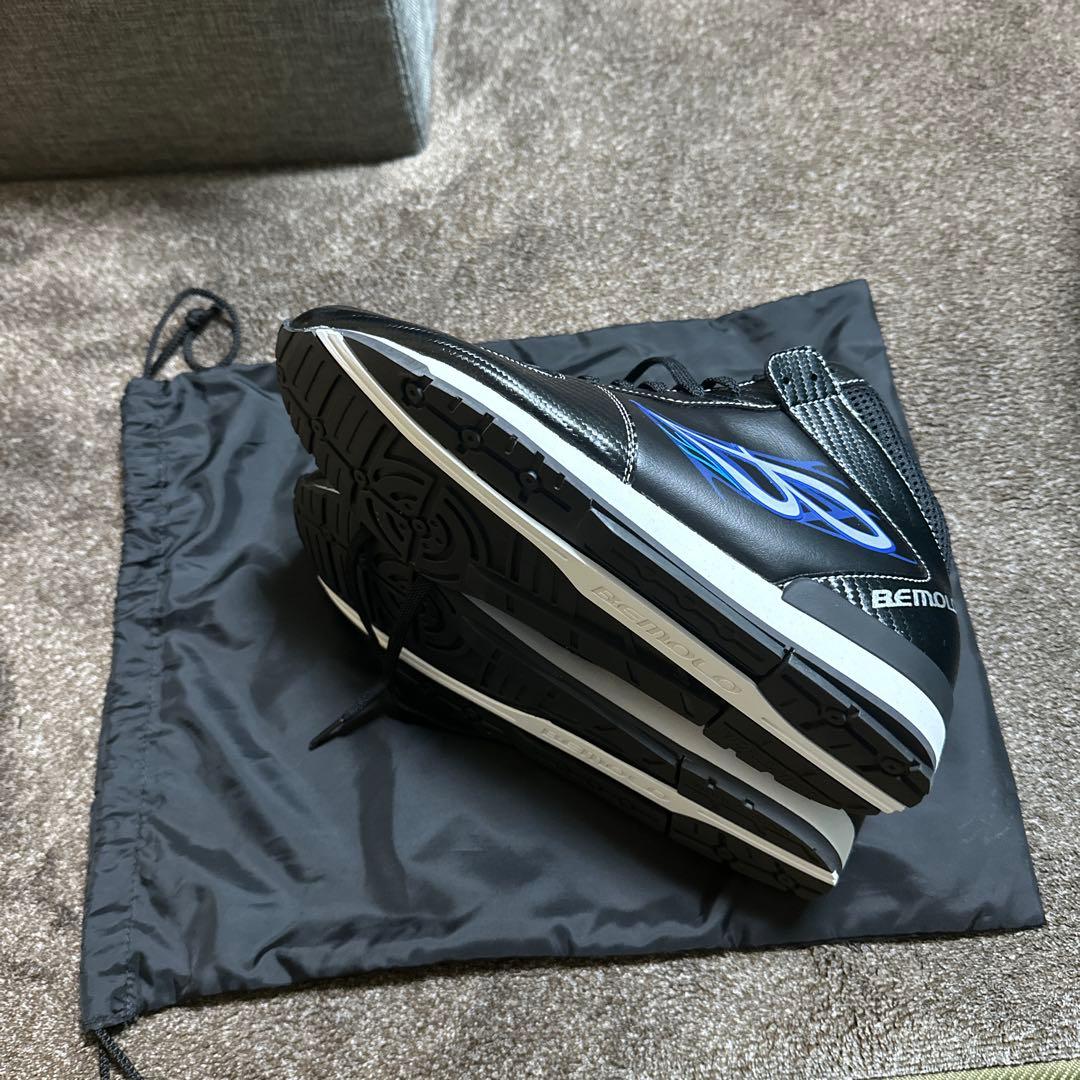 超美品✨BEMOLO ブラック ハイカットシューズ 27cm （新品✨）