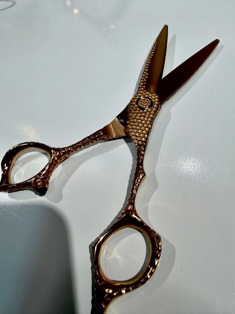 【匠】槌目シザー　黄金スライド　シザー　鋏　定価22000円