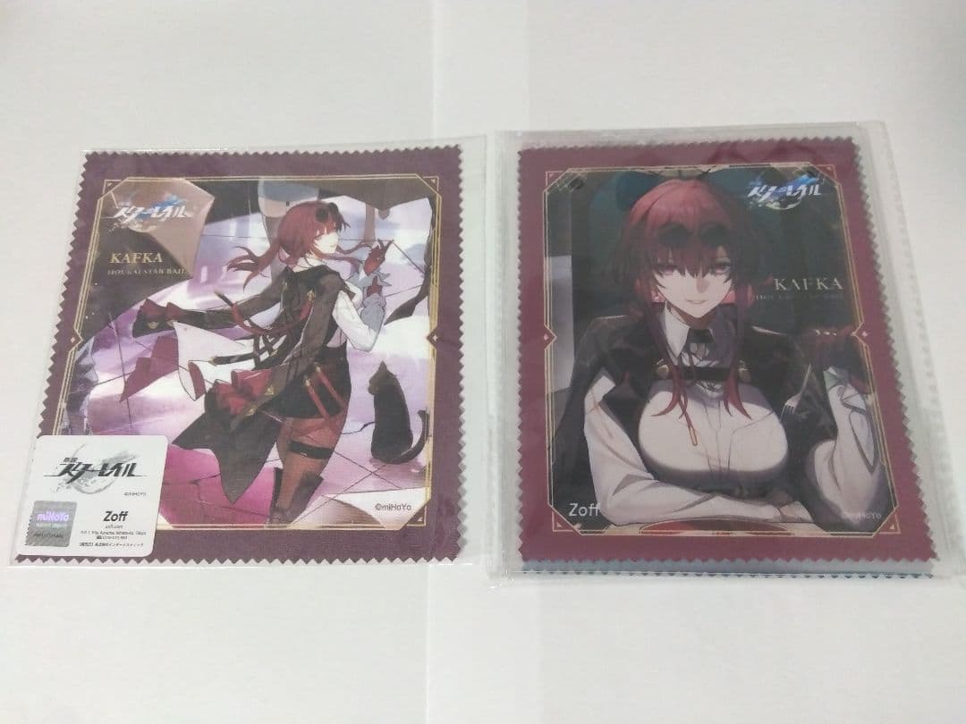 崩壊スターレイル Zoffコラボ カフカモデル メガネ拭き 5点セット