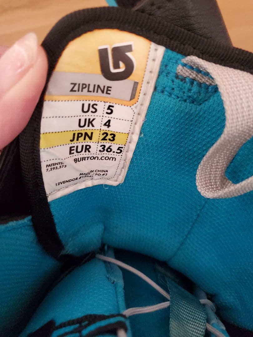 BURTON ジップライン 23cm