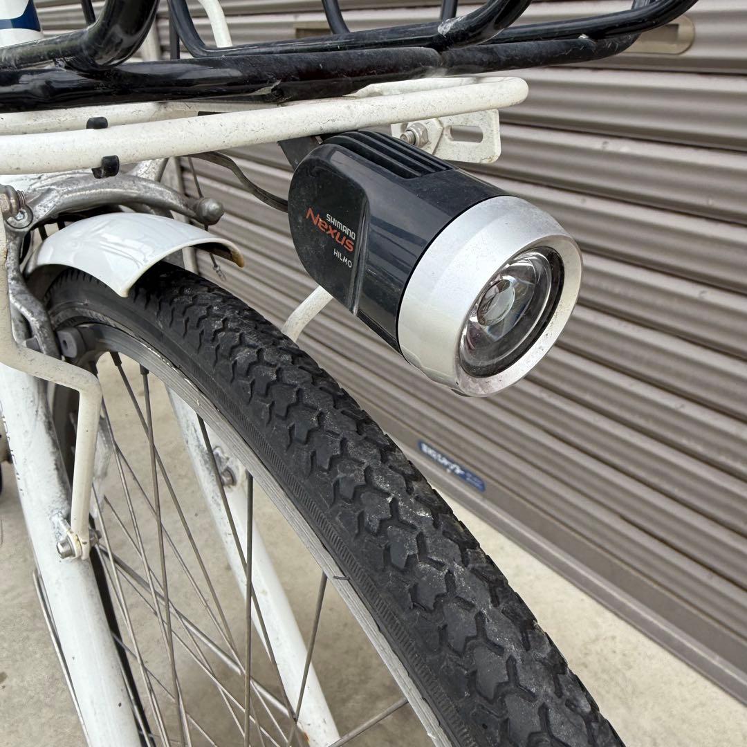 通勤通学用自転車 ￼ルイガノ カゴ付き 定価6.2万円 身長145-165cm