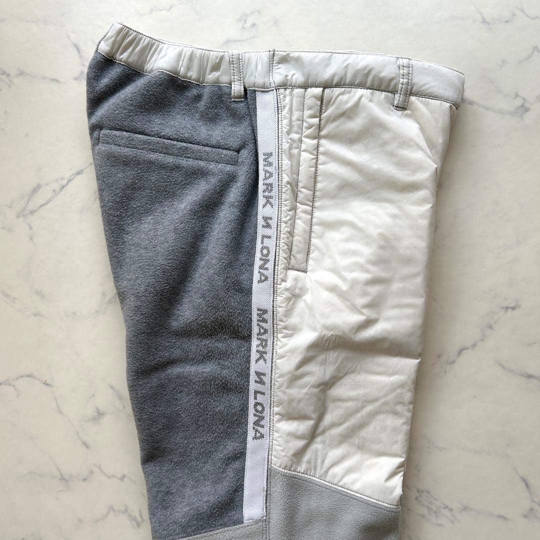 マークアンドロナ ハイブリッド ダウンパンツ 防寒 極暖 48