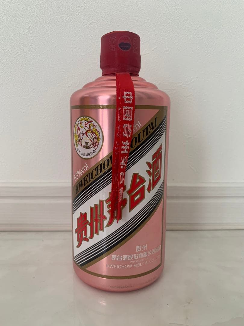 貴州茅台酒 白酒 天女 ピンクボトル 2022 500ml 箱付き ミニグラス