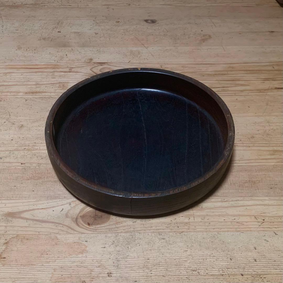 古い 小ぶり くりぬき盆 No.1 古道具 アンティーク