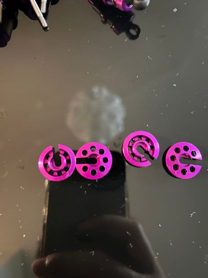 ヨコモ　ビックボアダンパー　パープル