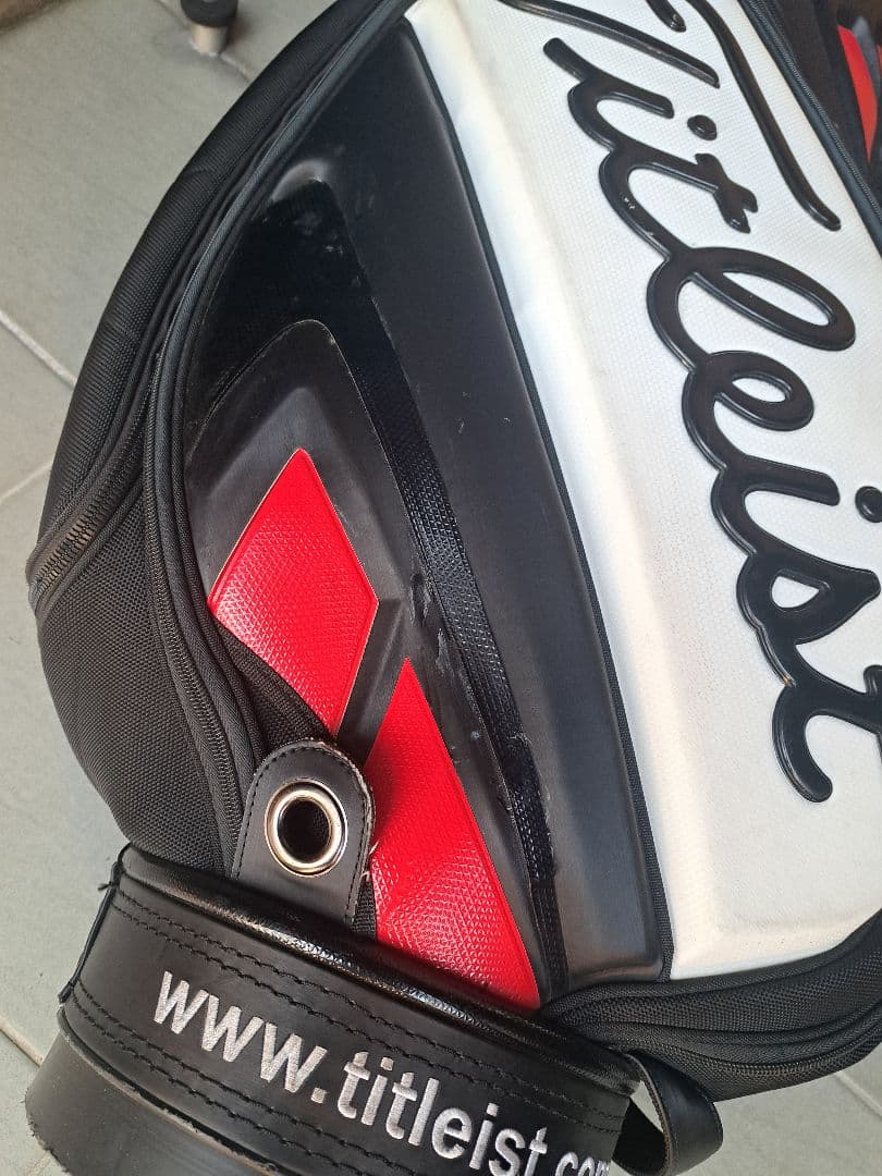 ド迫力　日本未発売　タイトリスト　USA限定　キャディバッグ　三点式