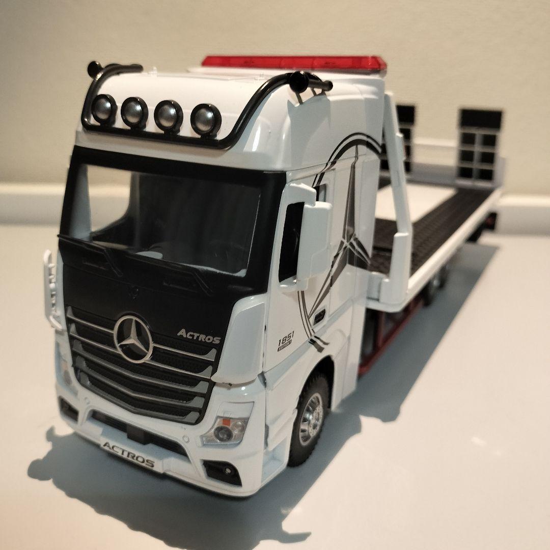 1/24 メルセデス ベンツ アクトロス 積載車 ダイキャストミニカー