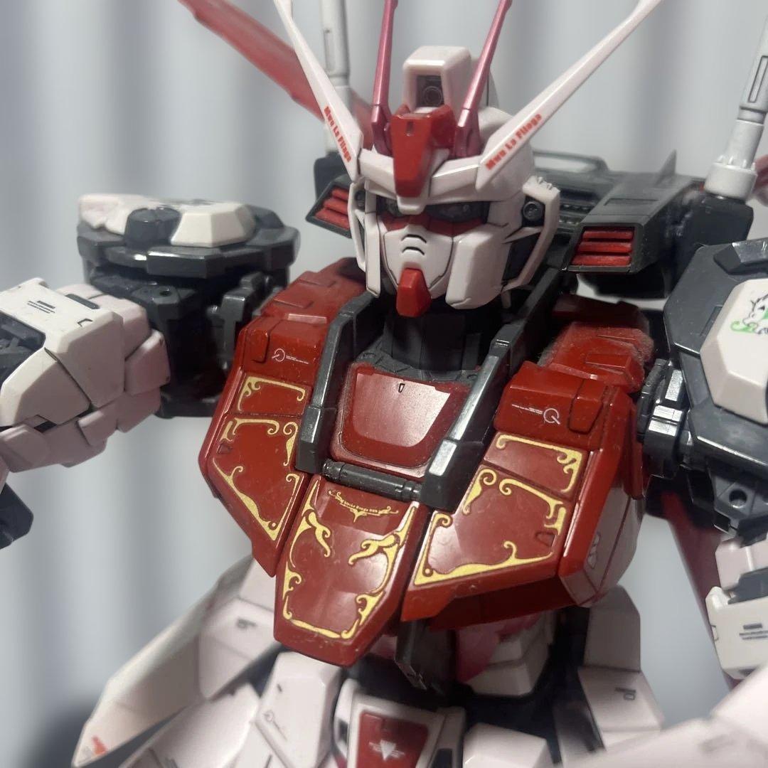 【癒し】PG1/60ストライクルージュ＋スカイグラスパーの組み立て済みジャンク品