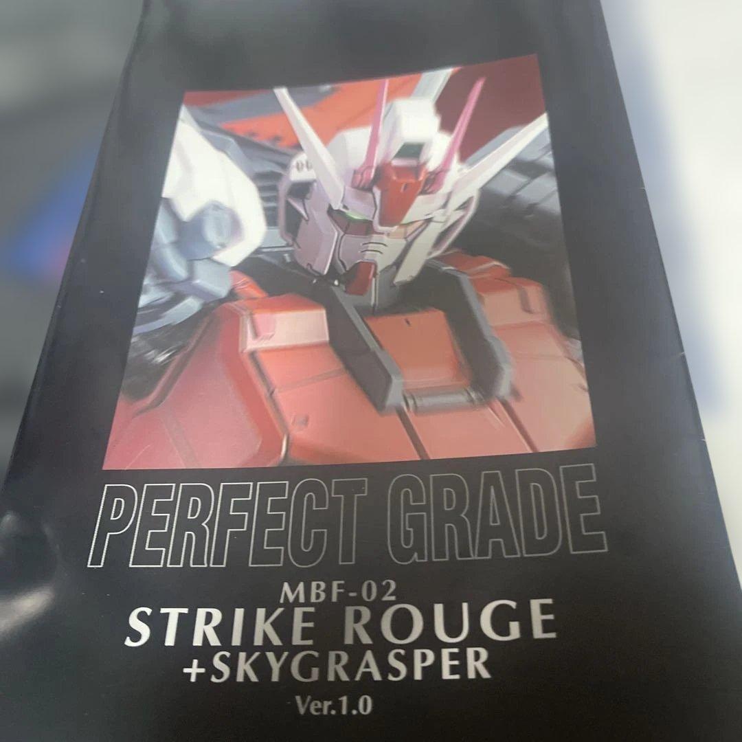 【癒し】PG1/60ストライクルージュ＋スカイグラスパーの組み立て済みジャンク品