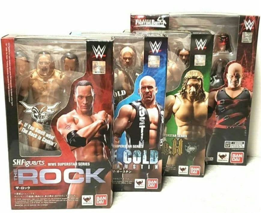 S.H.Figuarts　WWE4体セット　S.H.フィギュアーツ