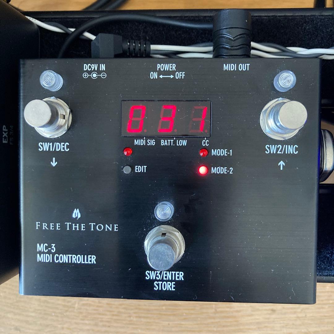 free the tone MC-3 ミディコントローラー　エフェクターMIDI