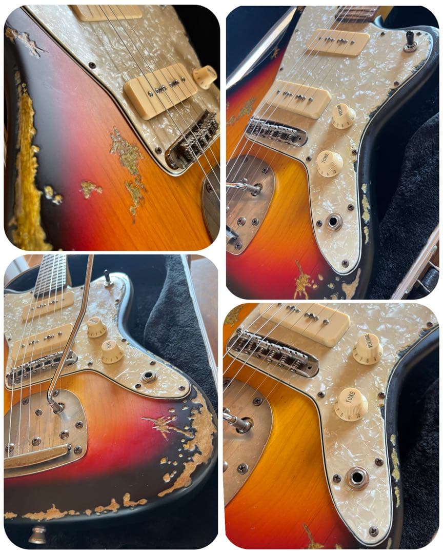 ⭐︎ハードレリック ジャズマスターシェイプ/P-90タイプ×フローティングトレモロ