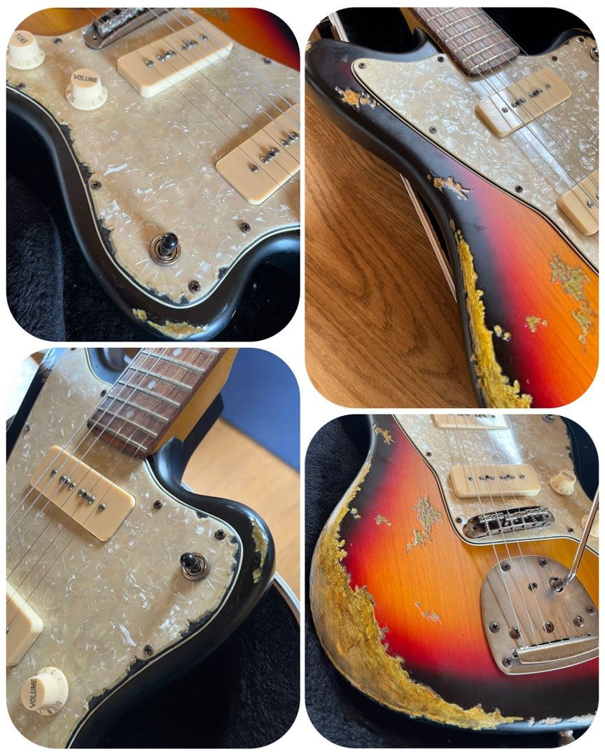 ⭐︎ハードレリック ジャズマスターシェイプ/P-90タイプ×フローティングトレモロ