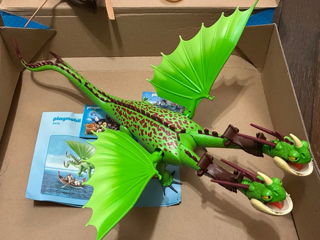 プレイモービル　9458 『ヒックとドラゴン ２』 ラフ＆タフとバーフ＆ベルチ