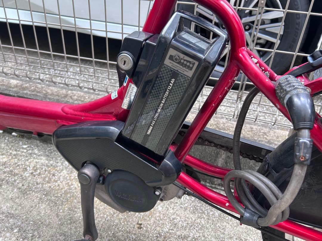 YAMAHAヤマハPAS 電動アシスト自転車　チャイルドシートバッテリー2個付き