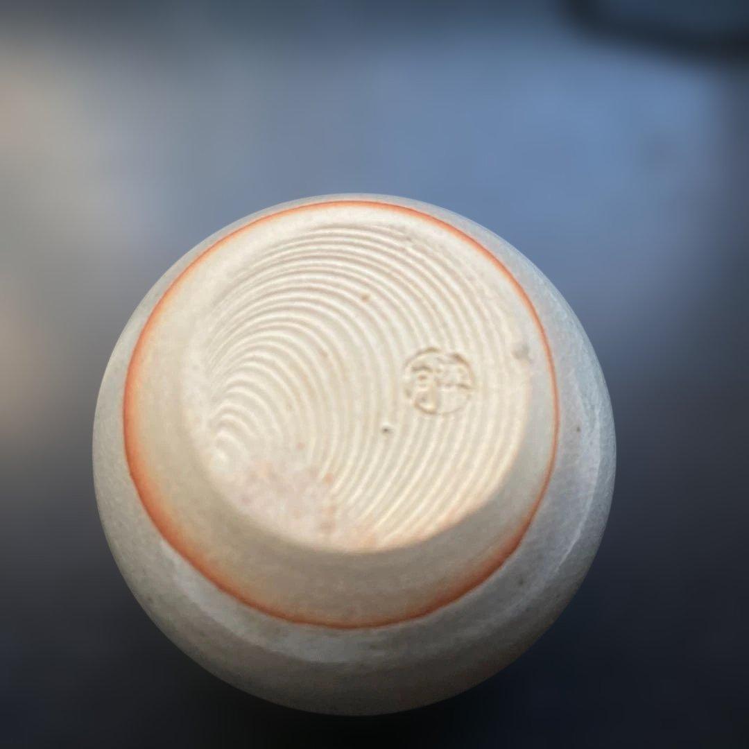 新品　茶道具　萩焼　江月　文琳茶入 鳳斉謹製 西陣織　　箱入