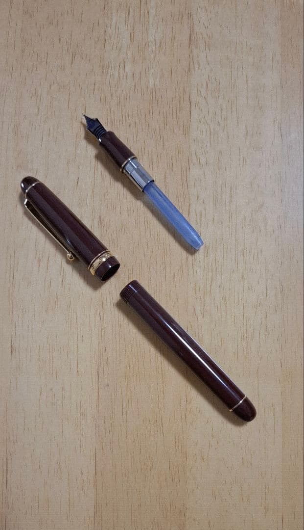 Ｘです。パイロット万年筆 FKK-1000R ペン先14K　ペンケース付