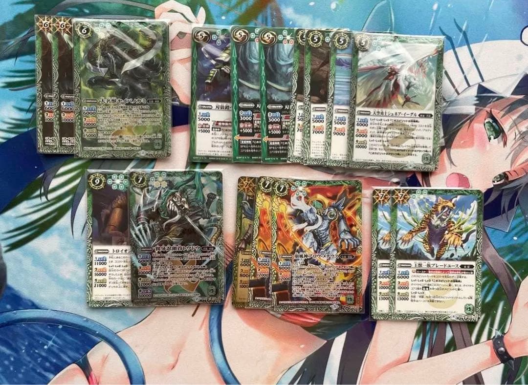 バトスピ 剣獣 デッキ 調整 パーツ デッキケース スリーブ