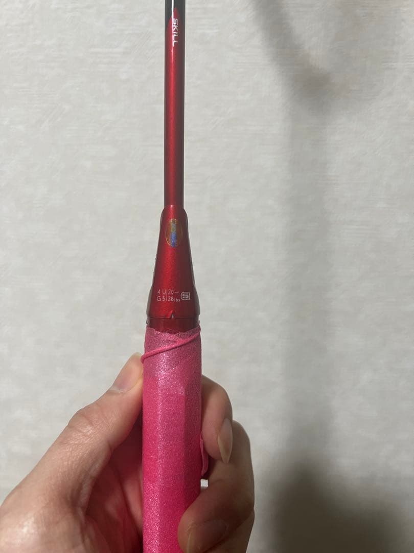 バドミントンラケット グリーン パープル